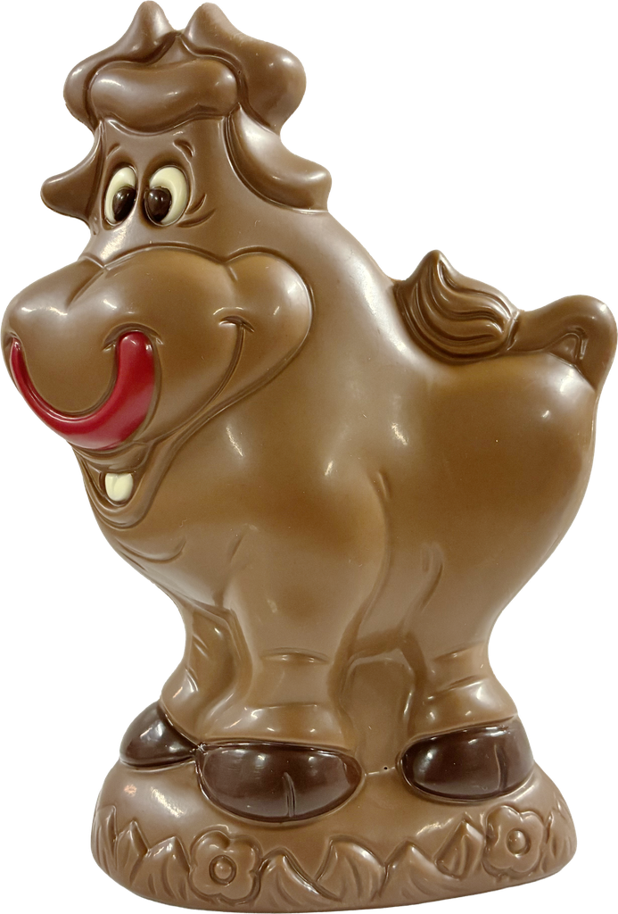 [LINS101] DELICE CRAZY BULL 15CM MELK GEKLEURD DM 135GR - 6ST