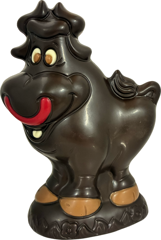 DELICE CRAZY BULL 15CM FONDANT GEKLEURD DM 135GR - 6ST