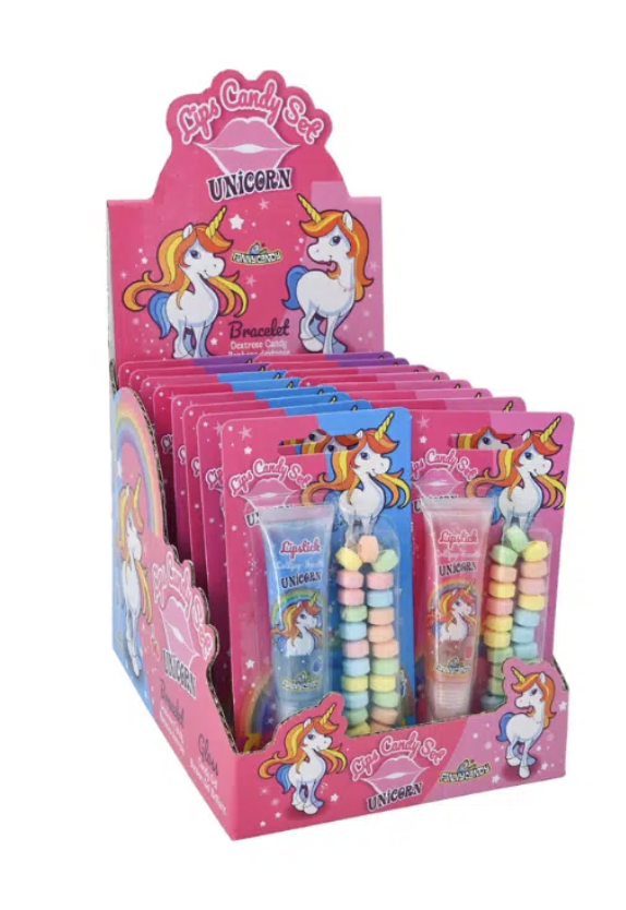 UNICORN LIPGLOSS & BRACELET 18ST