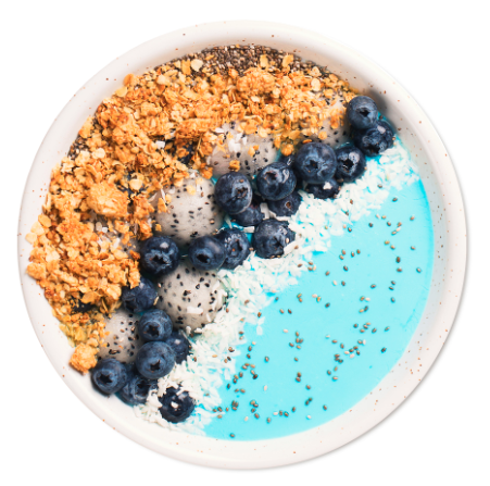 [SM60] WOW SMOOTHIES "BLUE SMOOTHIE BOWL" KOKOS/BANAAN/BLAUWE SPIRULINA 25X200GR <*_*>