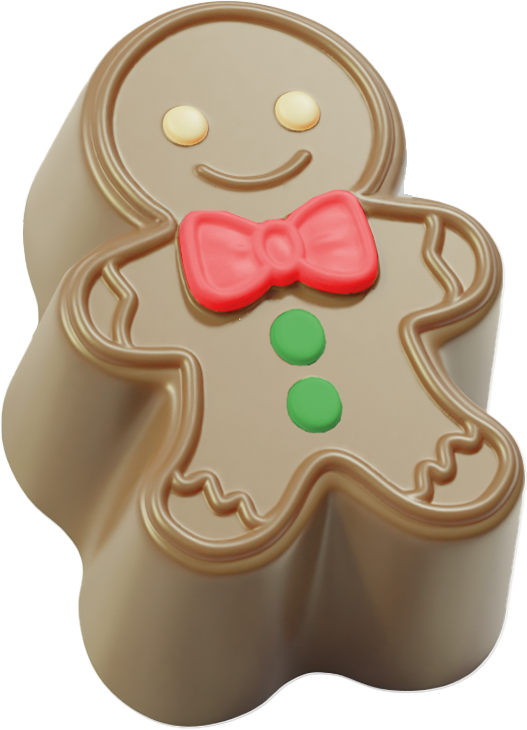 M-DELICIOUS ICON GINGERBREADMAN MELK PRALINÉ 1,62 KG