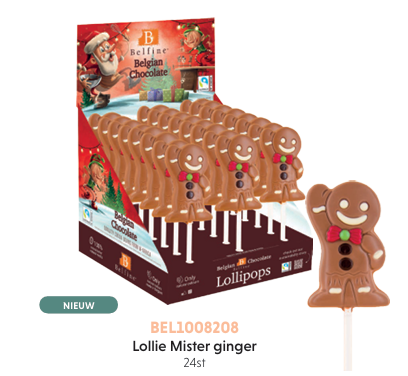 [BEL1008208] BELFINE LOLLY MISTER GINGER 24ST