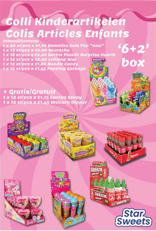 COLLI KINDERARTIKELEN 8 BOX 6+2 GRATIS (FOLD 8 '25)