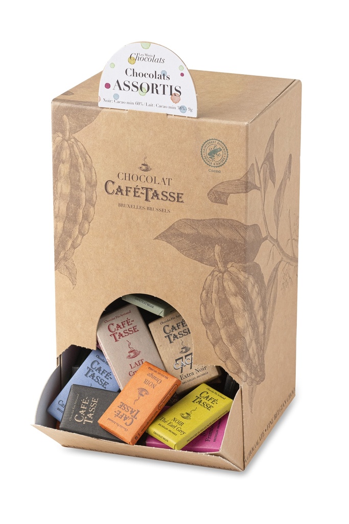 [CT/8015] CAFE-TASSE DISPLAY MINI TABLETJES ASS ( 166st) 1,5KG
