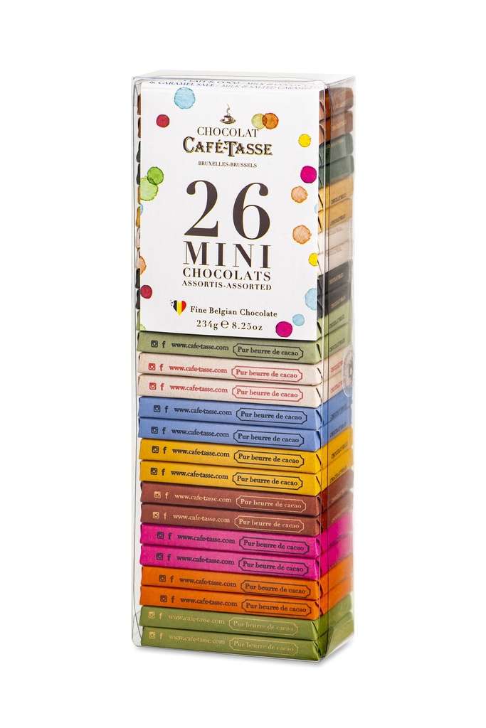 [CT/8046N] CAFE-TASSE 26 MINI TABLETJES ASS 12X234GR