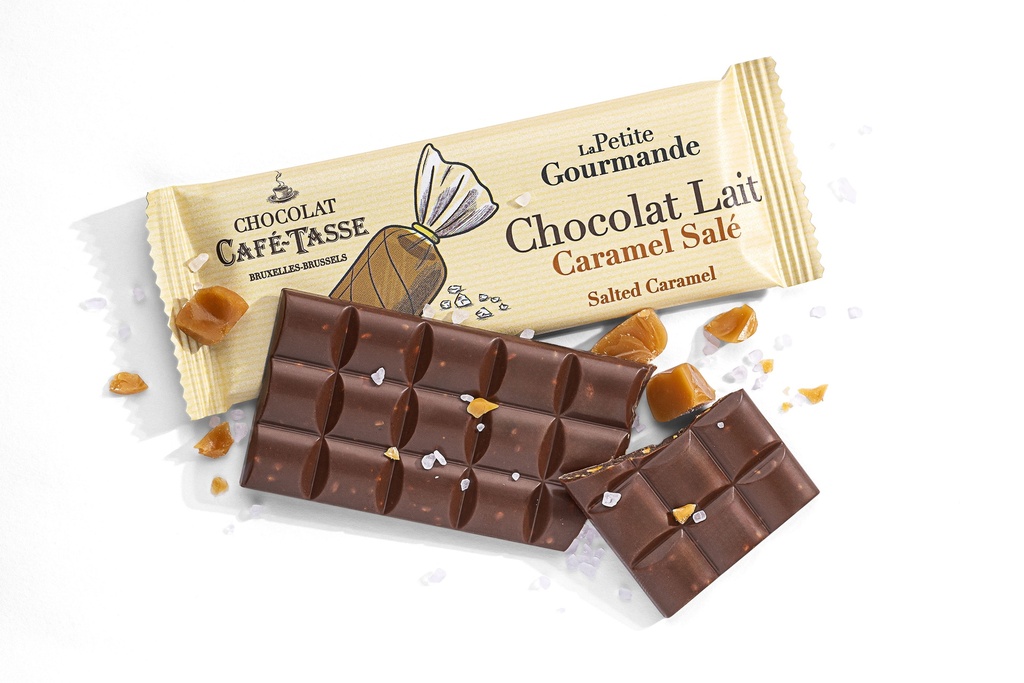 CAFE-TASSE LA PETITE GOURMANDE MELK GEZOUTEN KARAMEL 24X25GR