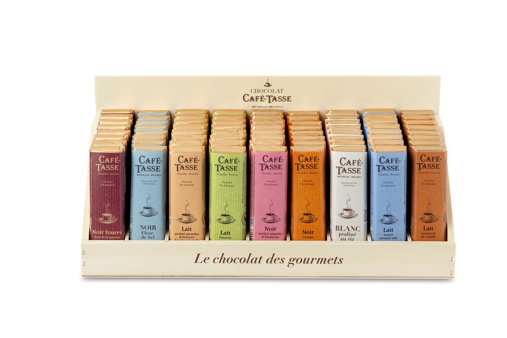 [CT/5158] CAFE-TASSE DISPLAY 2 - 72 REPEN ASS 9 SMAKEN 72X45GR