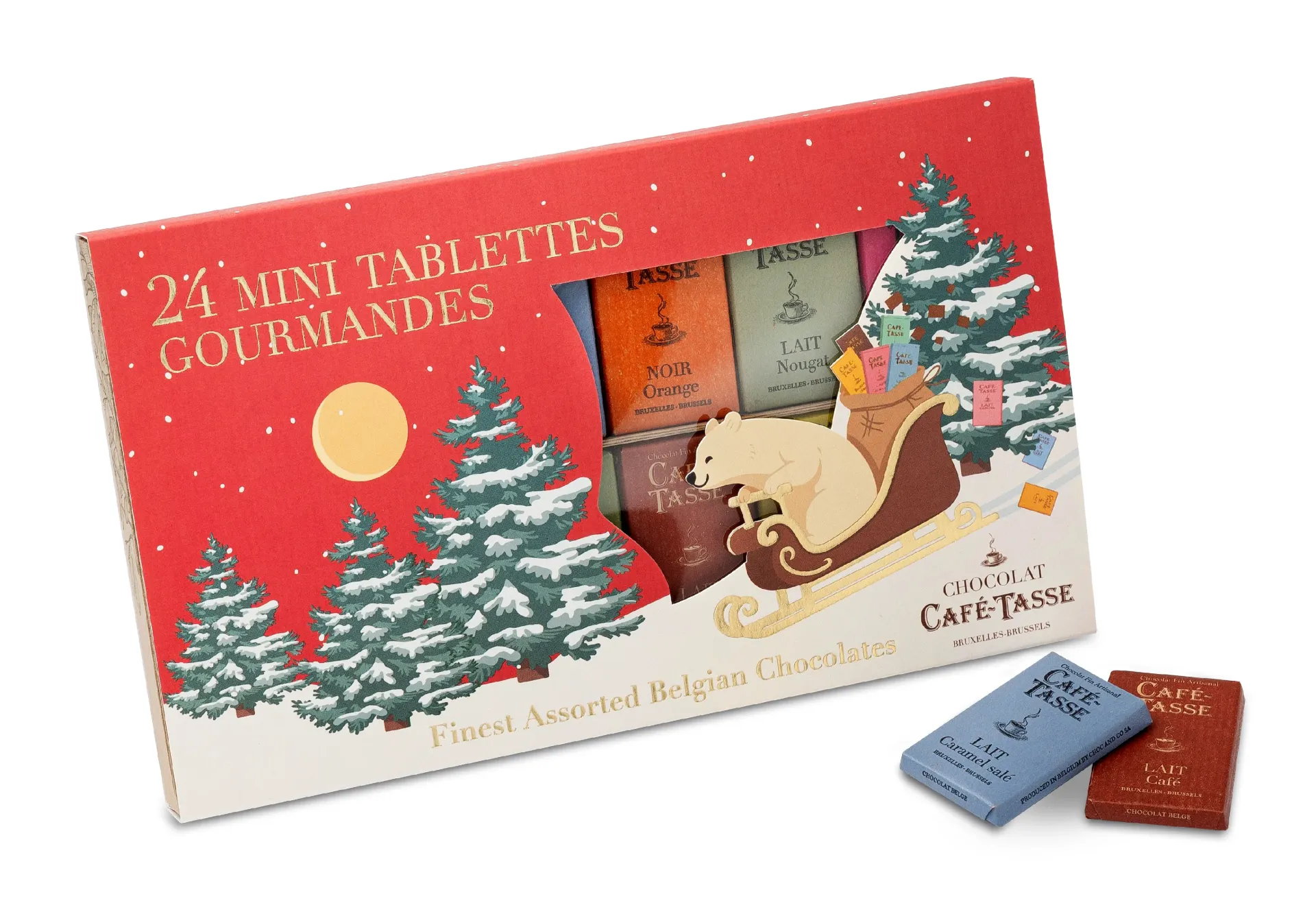 CAFE-TASSE DISCOVERY BOX KERST ASS MINI BARS 12 X 216 GR
