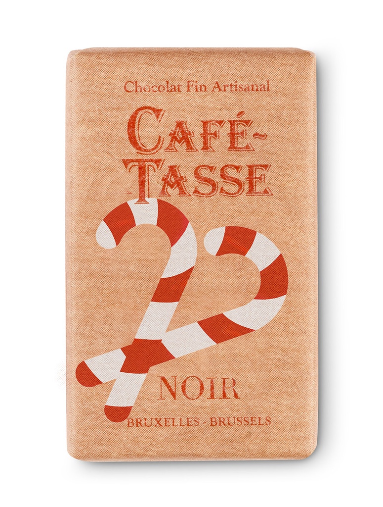 CAFE-TASSE MINI TABLETJES PUUR 60% KERST 1,5KG