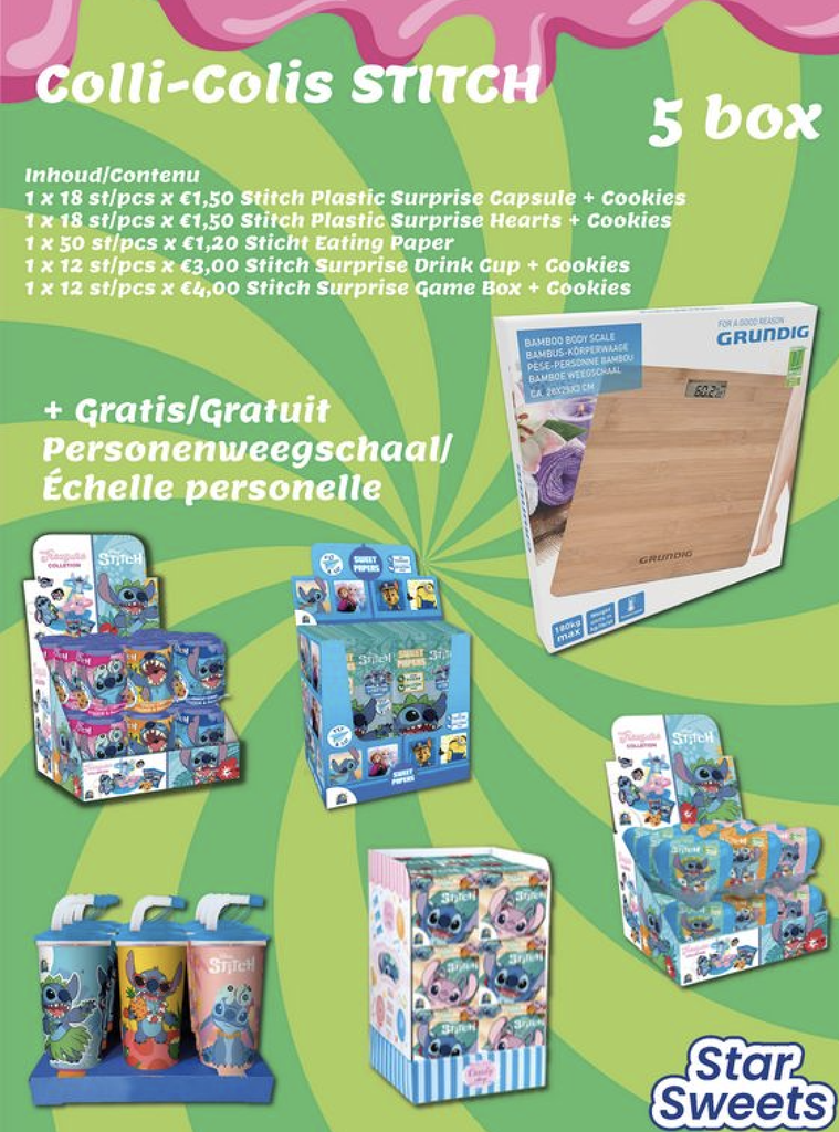COLLI STITCH 5 BOX + PERSONENWEEGSCHAAL GRATIS ( FOLD 9 )