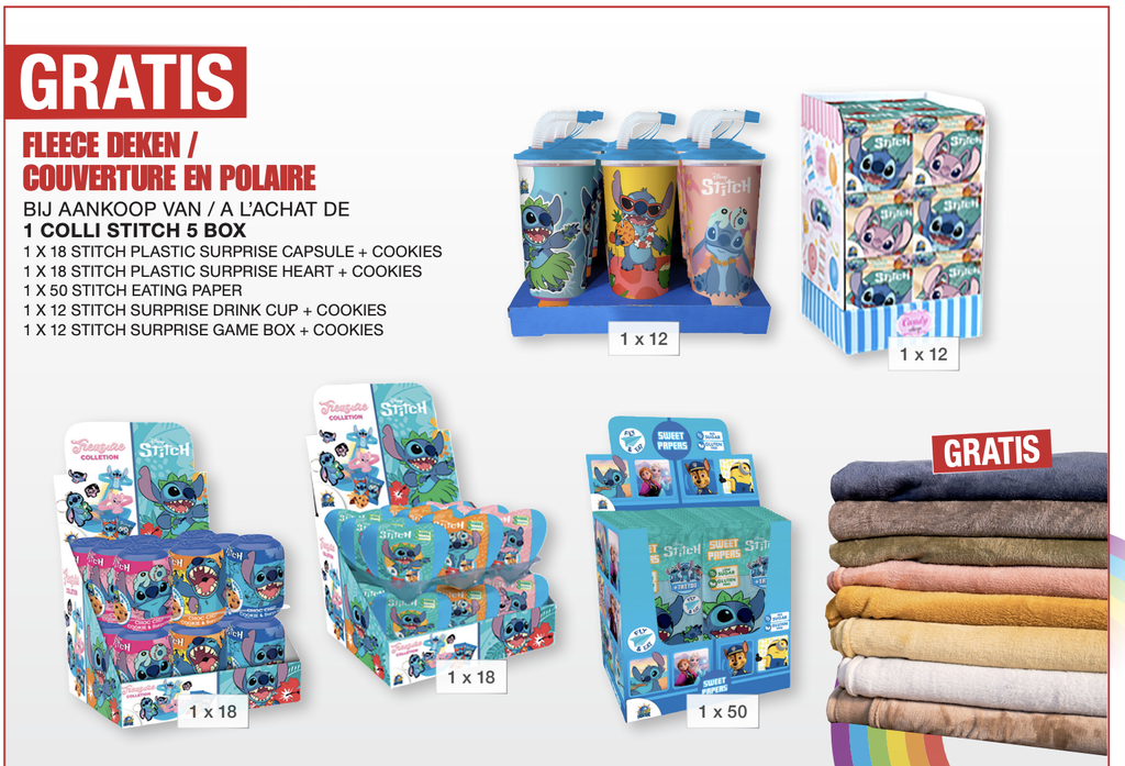 COLLI STITCH 5 BOX + FLEECE DEKEN GRATIS ( FOLD 11 )