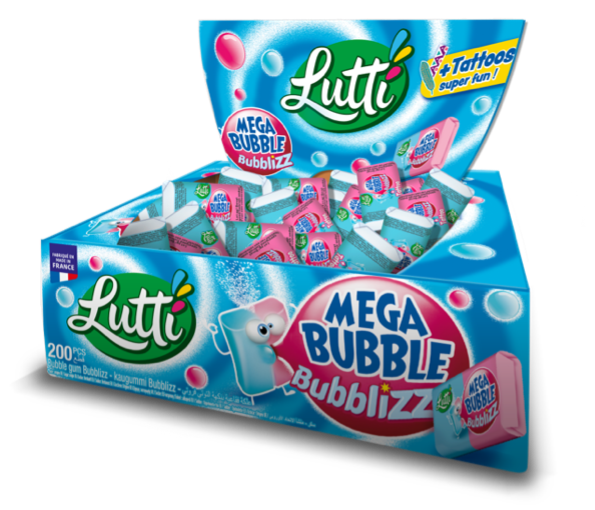 LUTTI MEGA BUBBLE BUBBLIZZ 200 ST