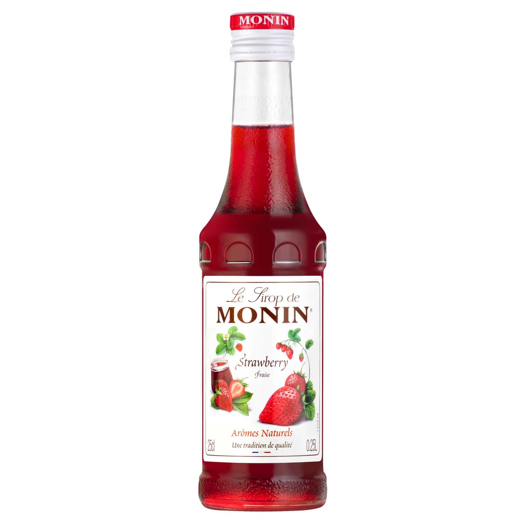 MONIN AARDBEI 6 X 25 CL
