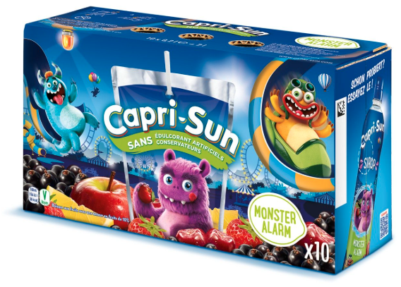 [125/010017] CAPRI-SUN MONSTER ALARM 4X10X20CL