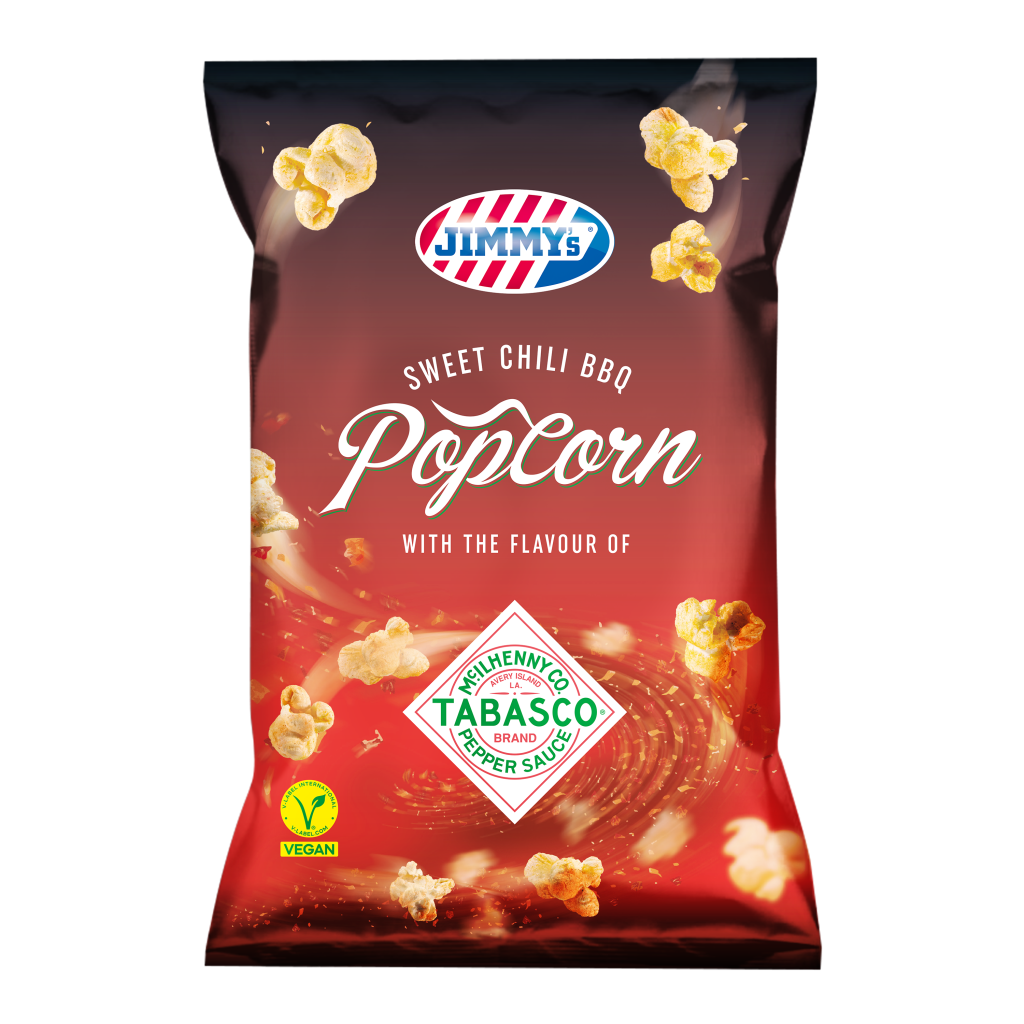 JIMMY'S POP CORN TABASCO 8X90GR