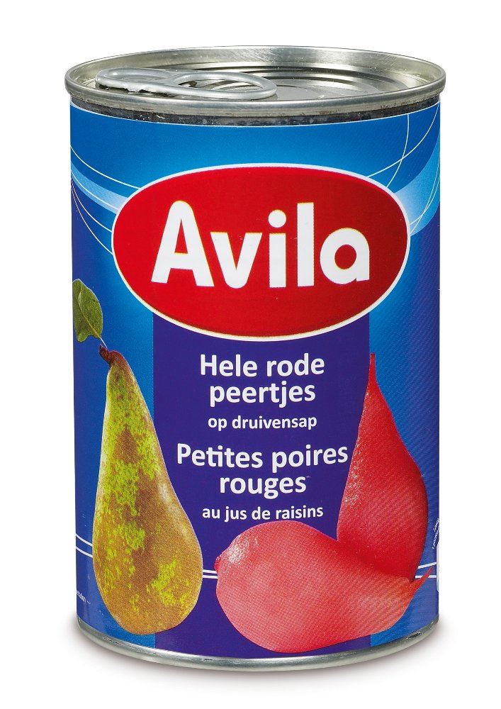 [CGB/5907/1] AVILA STOOFPEREN ROOD 425GR (6)