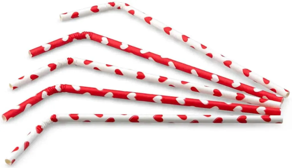 SIER BUIGRIETJE PAPIER HARTJES 6MM X 24CM 100ST