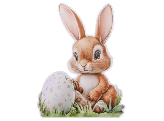 [PAS46457] #VERP - PANCARTE BUNNY CARAMEL MET EI 2st