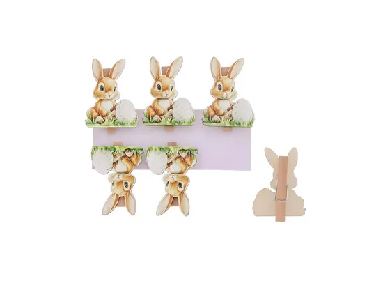 [PAS86442] #VERP - SPELD BUNNY CARAMEL MET EI 6 stuks
