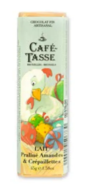 [CT/7067EASTER] CAFE-TASSE REEP MELK AMANDELPRALINE CREPES DENTELLES 15 X 45 GR 