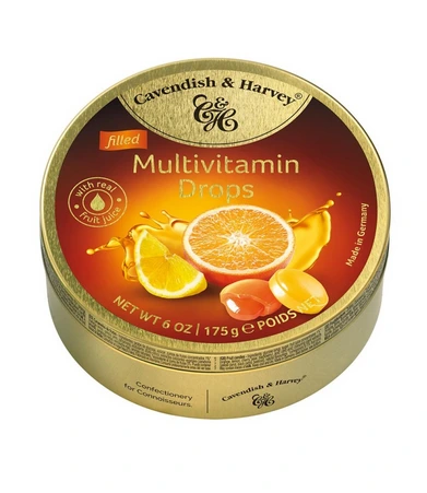 [6822] CAVENDISH & HARVEY FILLED LEMON & ORANGE 9 X 175 GR   