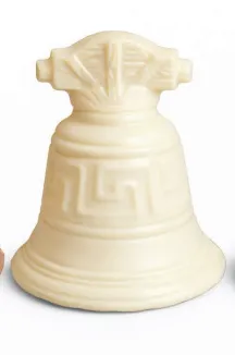 DELICE KLOK 12CM WIT- 130GR - 6ST      