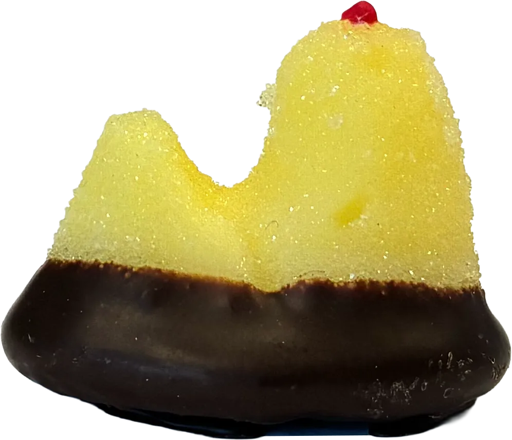 [36275] SUEDA GELE KUIKENS met CHOCOVOET - 90 ST