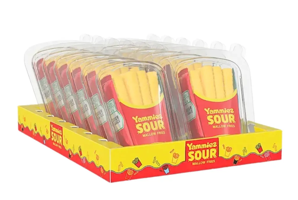 YAMMIEZ SOUR FRIES 12ST