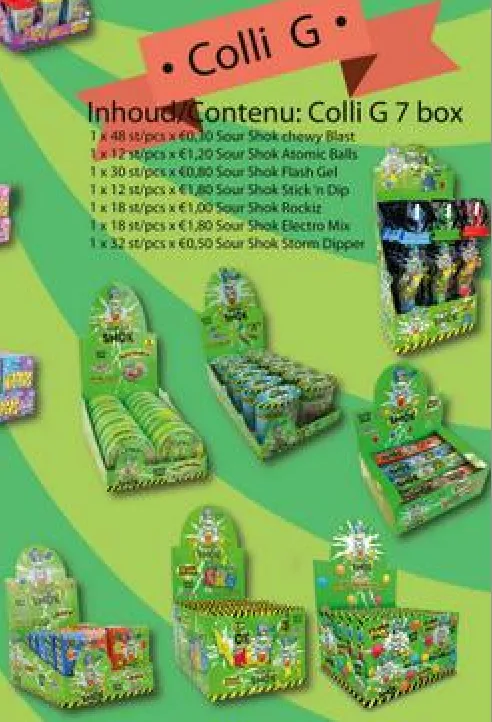 CARTON G - COLLI SOUR SHOK 7 BOX ASS (FOLD 01 '26) - 10ptn