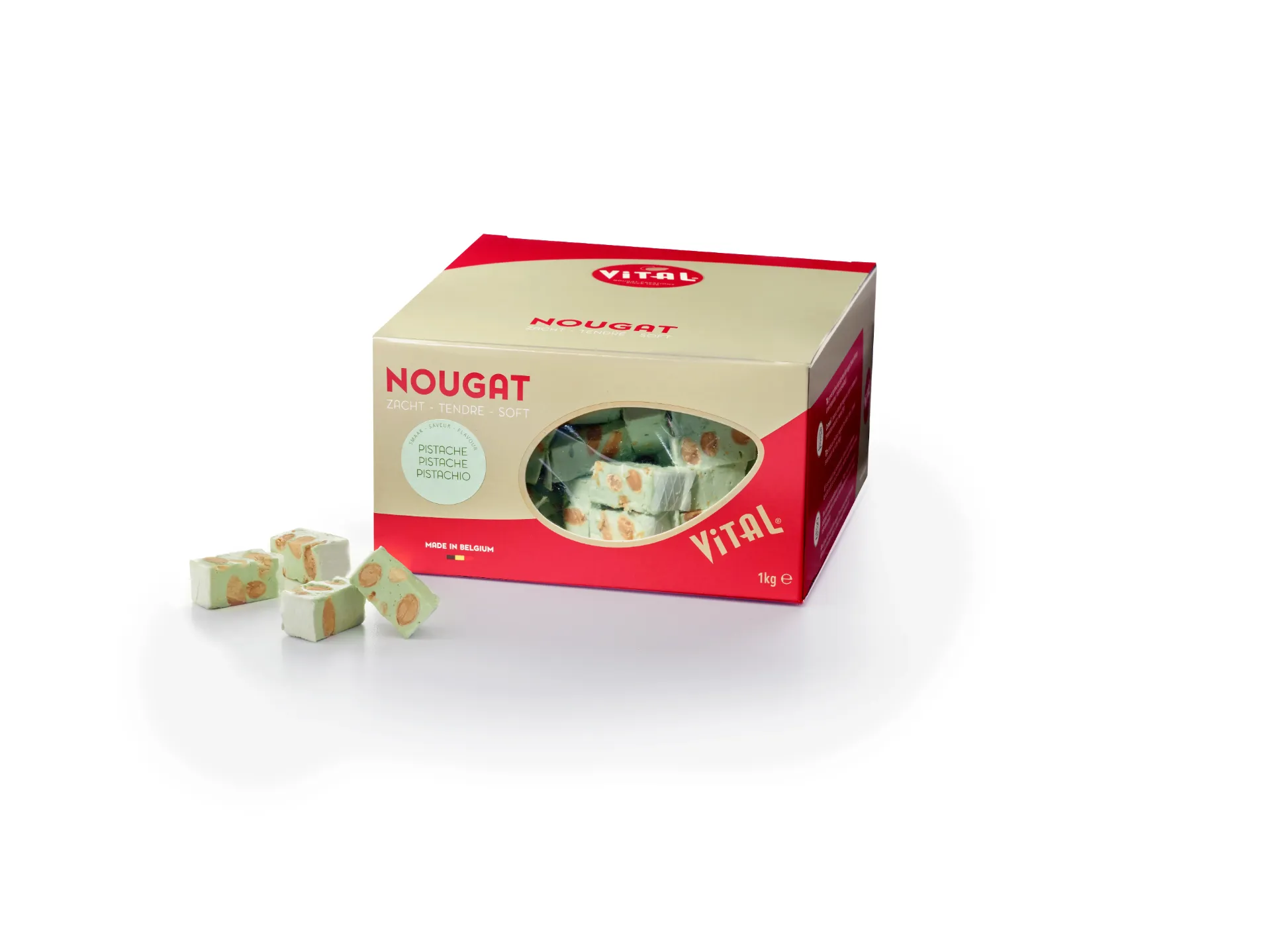 VITAL NOUGAT AMANDEL PISTACHE 4X1KG
