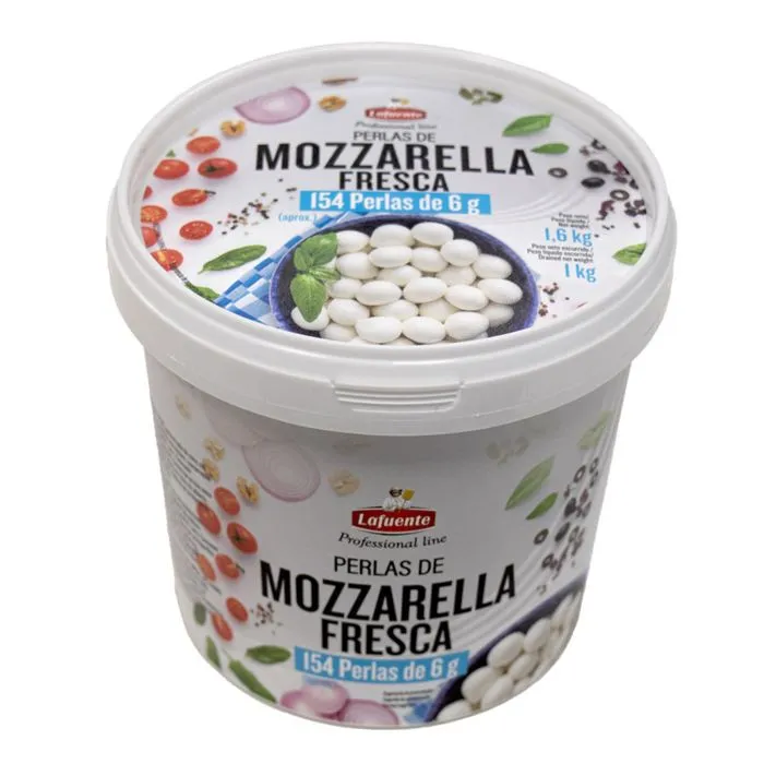 [SCH/881086] LAFUENTE MOZZARELLA PARELS 6GR 1KG <**>