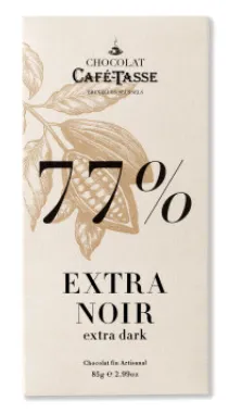 [CT/5077D] CAFE-TASSE TABLET EXTRA NOIR 77% 12X85GR