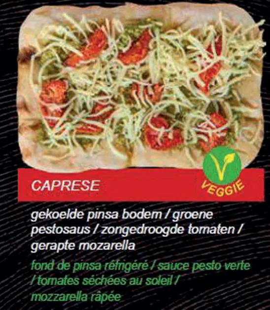 [COB/200002] COBACOM BELEGDE PINSA CAPRESE 12X245GR <*_*>