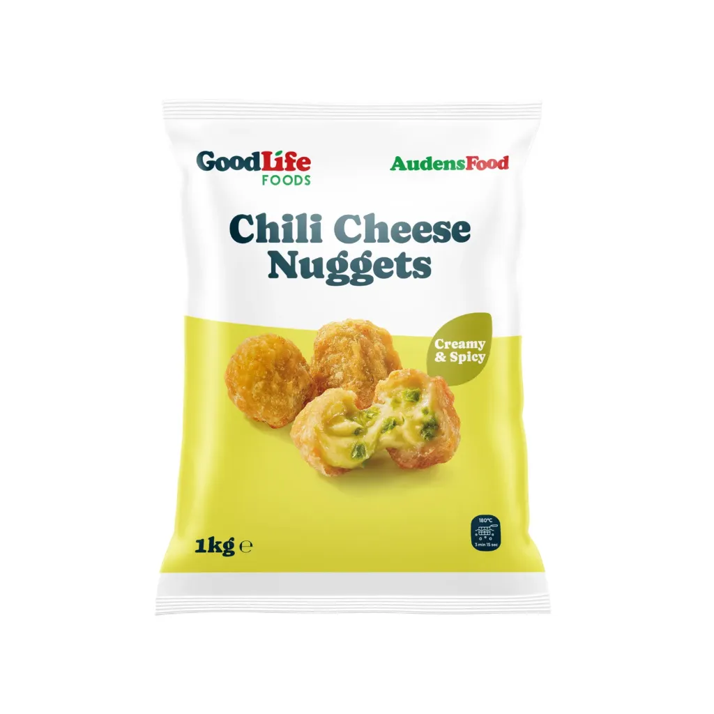 GOODLIFE CHILLI CHEESE NUGGETS 4X1KG <*_*>