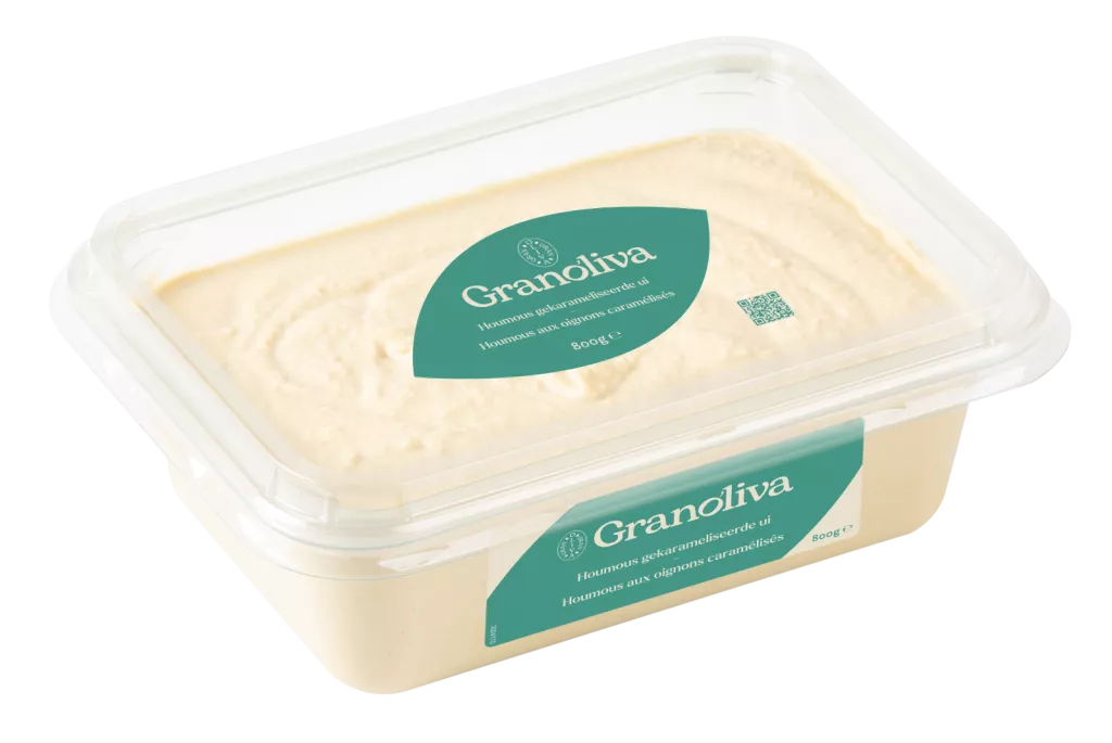 [488 0083 00] GRAN OLIVA HOUMOUS GEKAREMELISEERDE UI 800GR <**>
