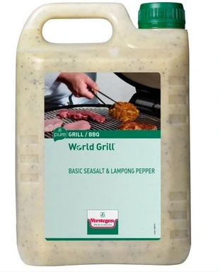 VERSTEGEN WORLD GRILL BASIC SEASALT & LAMPONG PEPER 2,5 LIT