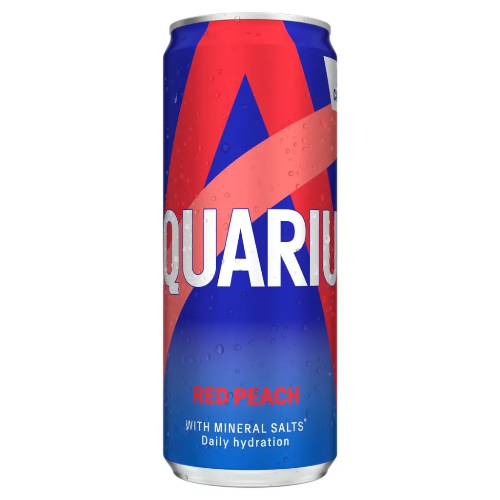 [264266] AQUARIUS BLIK RED PEACH 24X33CL