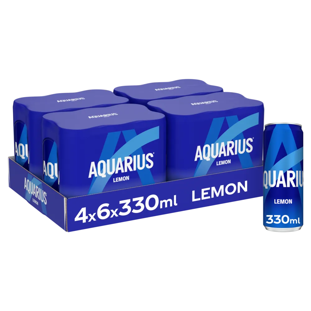 [645128] AQUARIUS BLIK LEMON 4X6X33CL