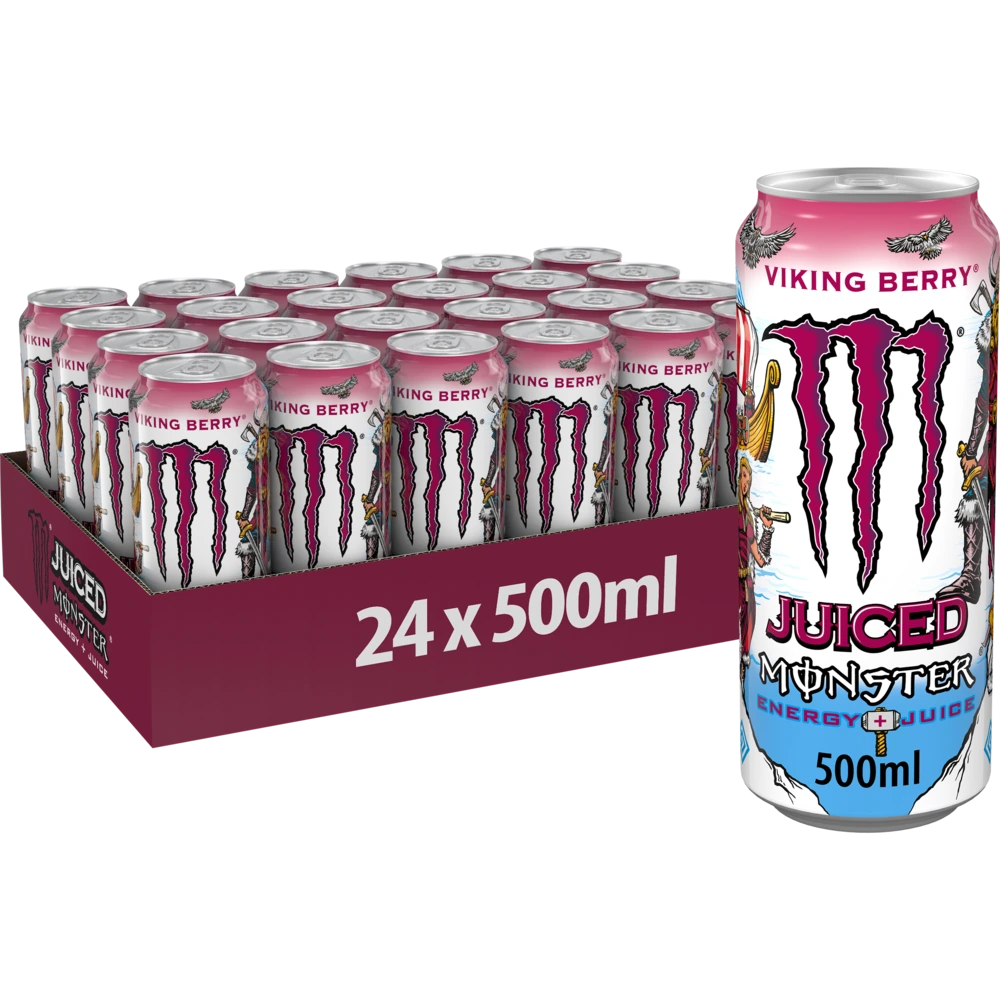 MONSTER VIKING BERRY BLIK 24 X 50 CL