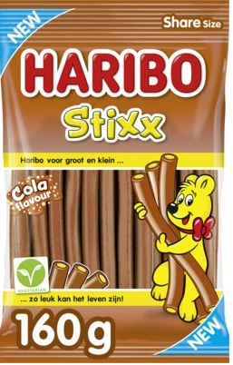 [10059735] HARIBO STIXX COLA 18 X 160 GR