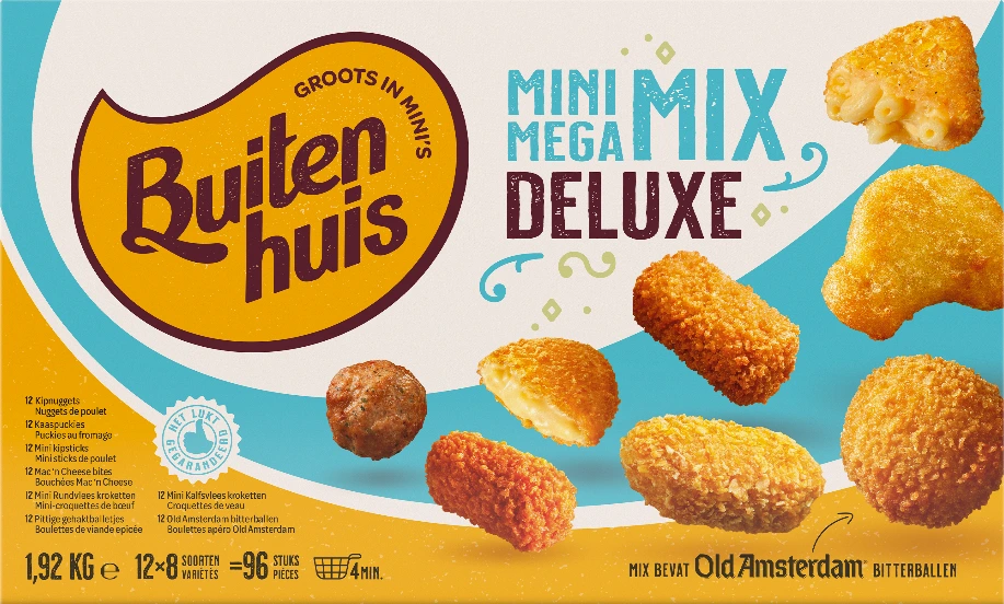 [NF/006226] BUITENHUIS DELUXE MINI MEGAMIX 8 X 12 X 20 GR <*_*>