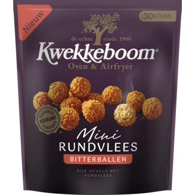 [NF/38190] KWEKKEBOOM OVEN MINI RUNDVLEES BITTERBALLEN 8 X 30 X 8,5 GR  <*_*>