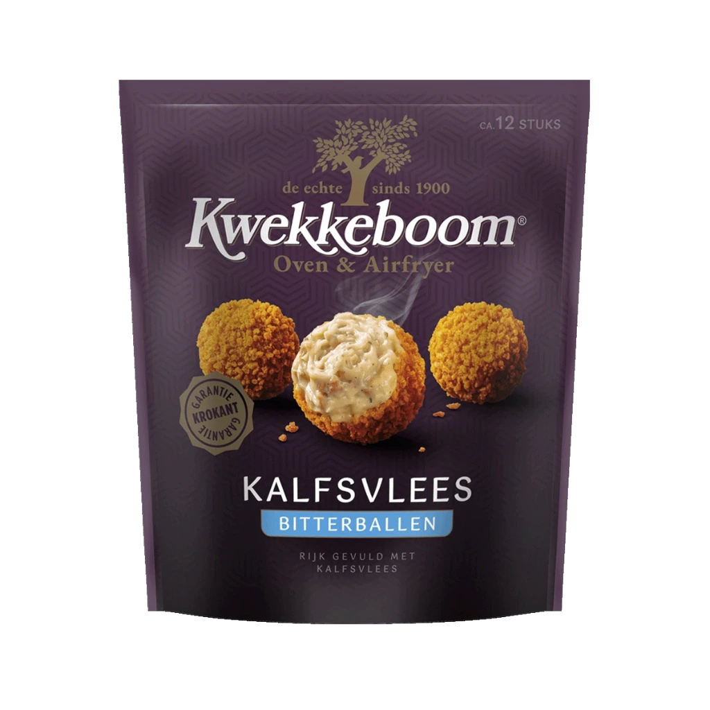 [NF/038151] KWEKKEBOOM OVEN KALFSBITTERBALLEN 8X12X25GR <*_*>
