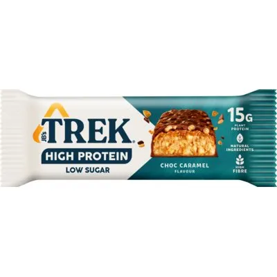 LOTUS TREK HIGH PROTEIN CARAMEL 55GR 12 X 1ST