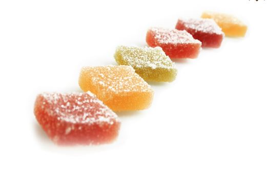 [10909] CONFISERIE 2000 PATE DE FRUITS CARRE 2.5KG