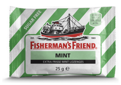 FISHERMANS FRIENDS GROEN ( MUNT ) 24 X 25GR