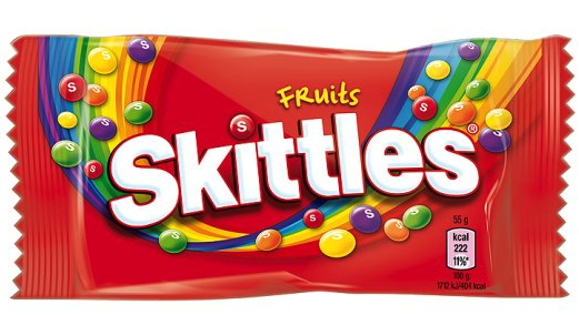 SKITTLES FRUIT 55GRX36 (ROOD)