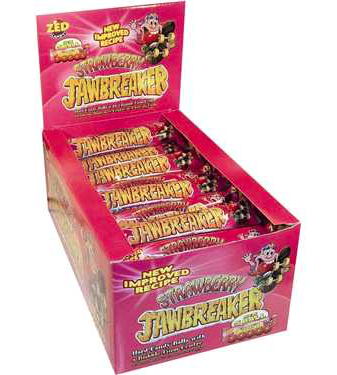 JAWBREAKERS STRAWBERRY 4-BALLS X 40 ST