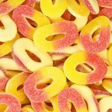 TROLLI PERZIKRINGEN 1 KG