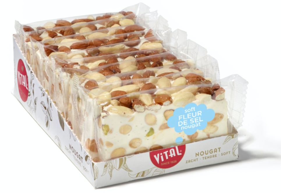 [VIT/21150] VITAL NOUGAT SLICE FLEUR DE SEL 10 X 100GR